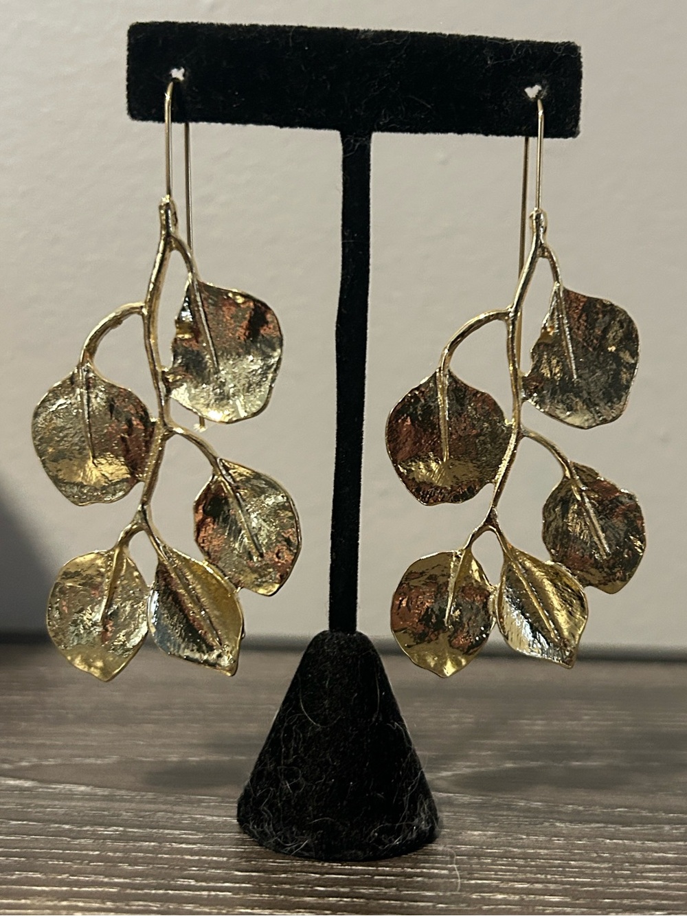 Leaf Chandelier Earrings - Picture 2 of 5